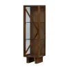 WOOOD Wandkasten|Industriele Kasten|Kella 1-deurs kast mangohout bruin 40cm
