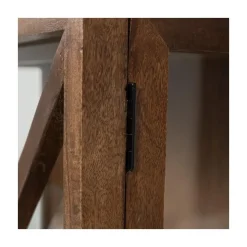 WOOOD Wandkasten|Industriele Kasten|Kella 1-deurs kast mangohout bruin 40cm
