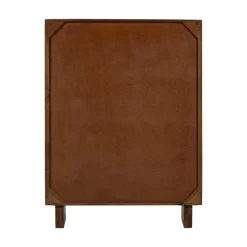 WOOOD Wandkasten|Industriele Kasten|Kella 2-deurs kast mangohout bruin 100cm
