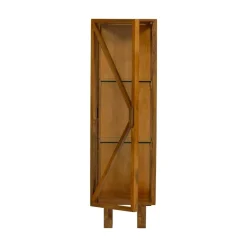 WOOOD Wandkasten|Industriele Kasten|Kella 1-deurs kast mangohout naturel 40cm