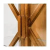 WOOOD Wandkasten|Industriele Kasten|Kella 2-deurs kast mangohout naturel 100cm