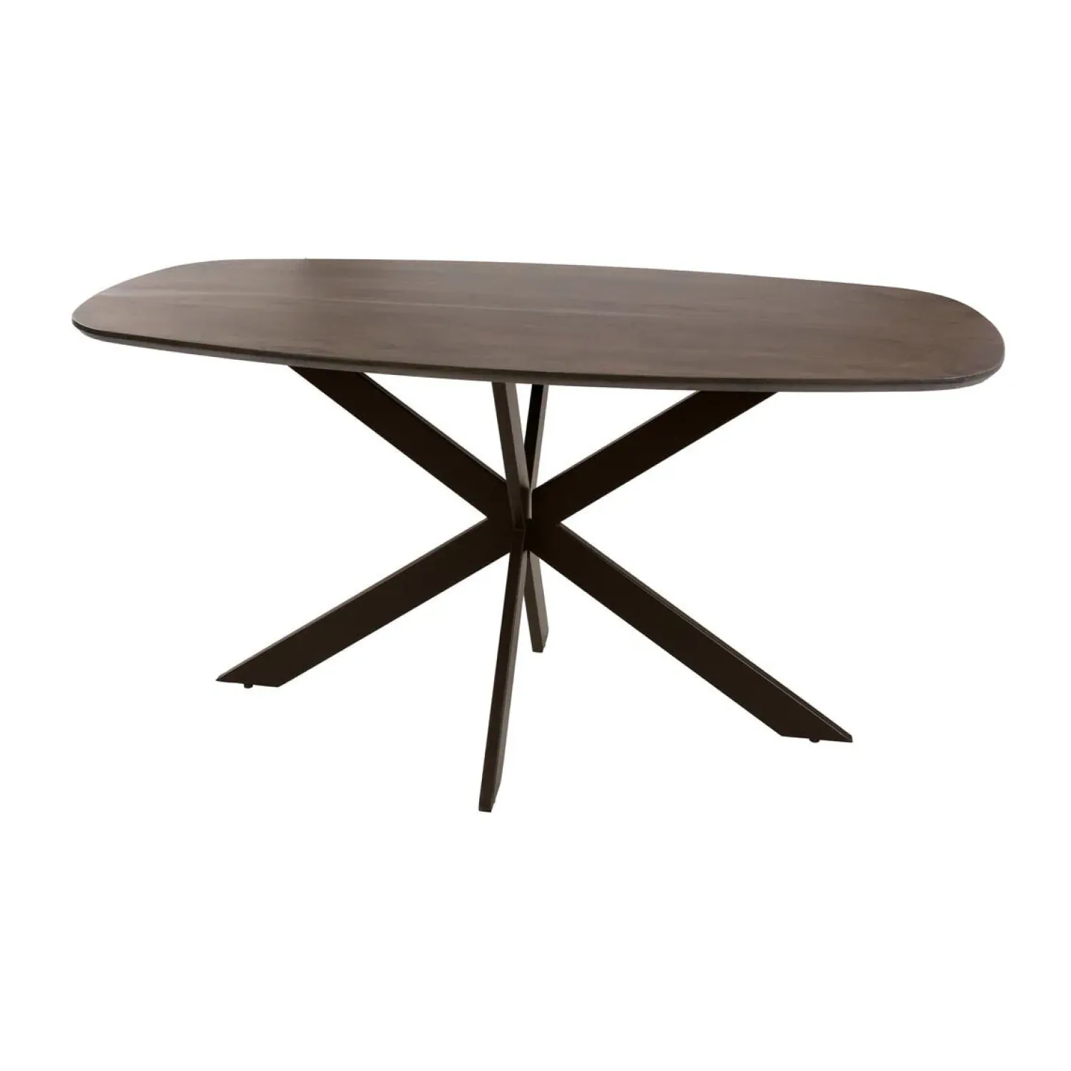 Kalfort Eettafels|Kelvin Eettafel deens ovaal Acaciahout 150cm