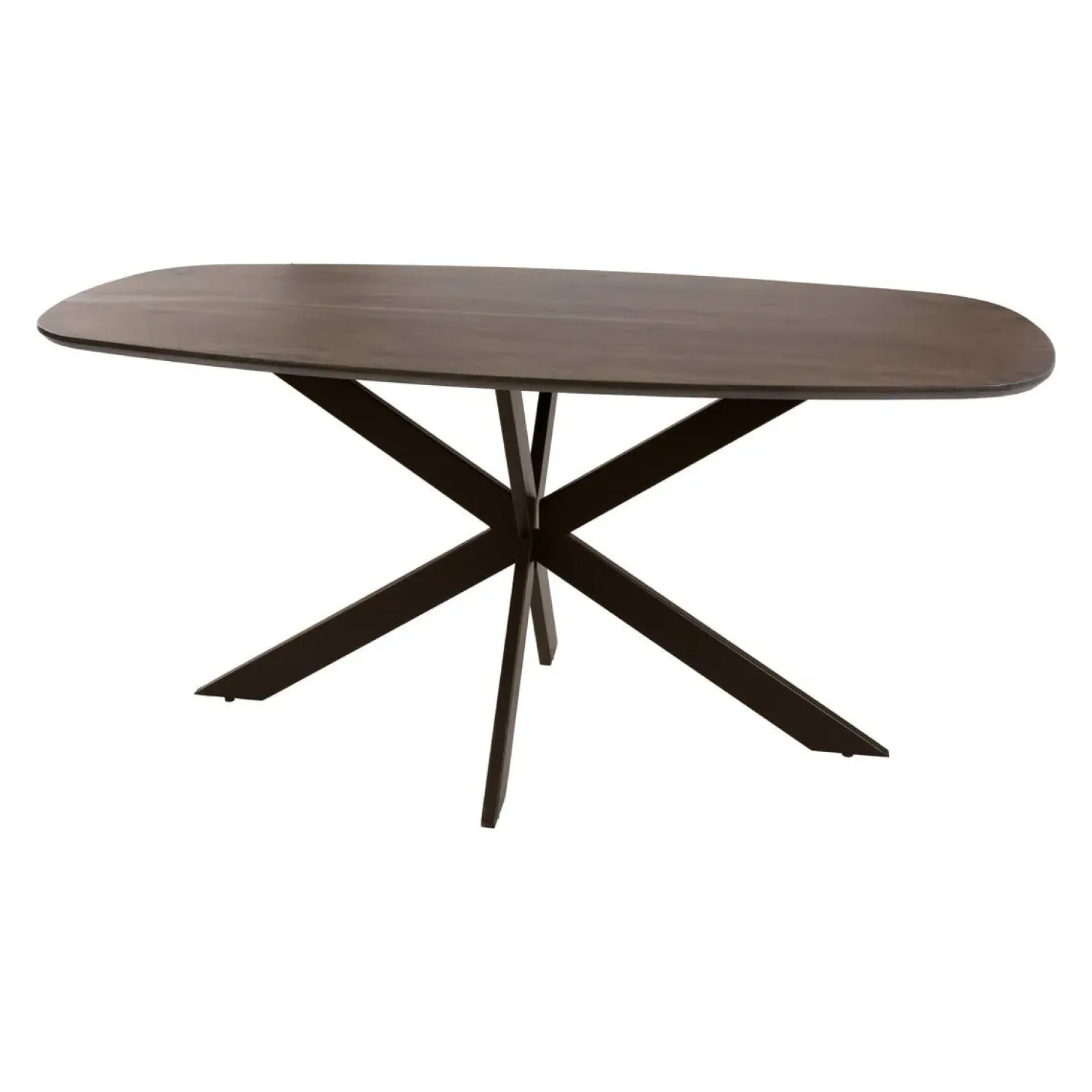 Kalfort Eettafels|Kelvin Eettafel deens ovaal Acaciahout 180cm