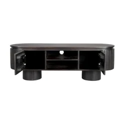 Dutchbone Industriele Kasten|Tv Meubels|Kenji Tv meubel Bruin 140cm