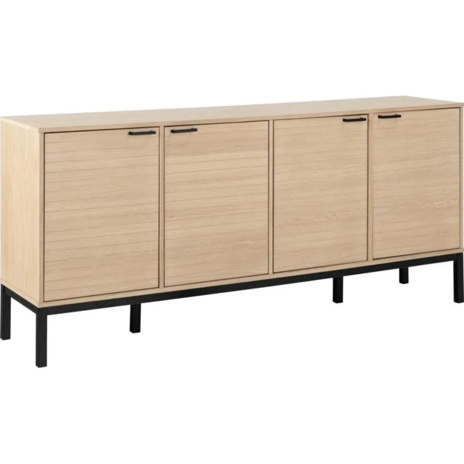 Nordhavn Dressoirs|Industriele Kasten|Kestel Dressoir Naturel 180cm