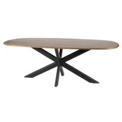 Kalfort Eettafels|Kevin Eettafel deens ovaal Mangohout 215cm