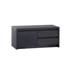 Maison Madera Industriele Kasten|Tv Meubels|Kiara Tv meubel Klein Zwart 111cm