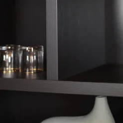 Maison Madera Vakkenkasten|Industriele Kasten|Kiara Vakkenkast 2-deur 6-vaks Zwart 138cm
