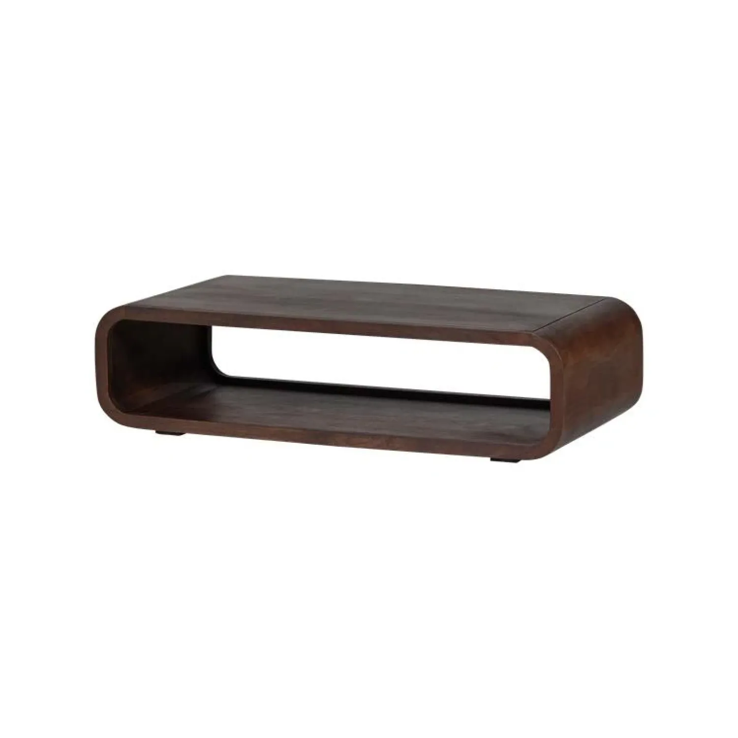WOOOD Salontafels|Kinu Salontafel Mangohout Donkerbruin 120cm