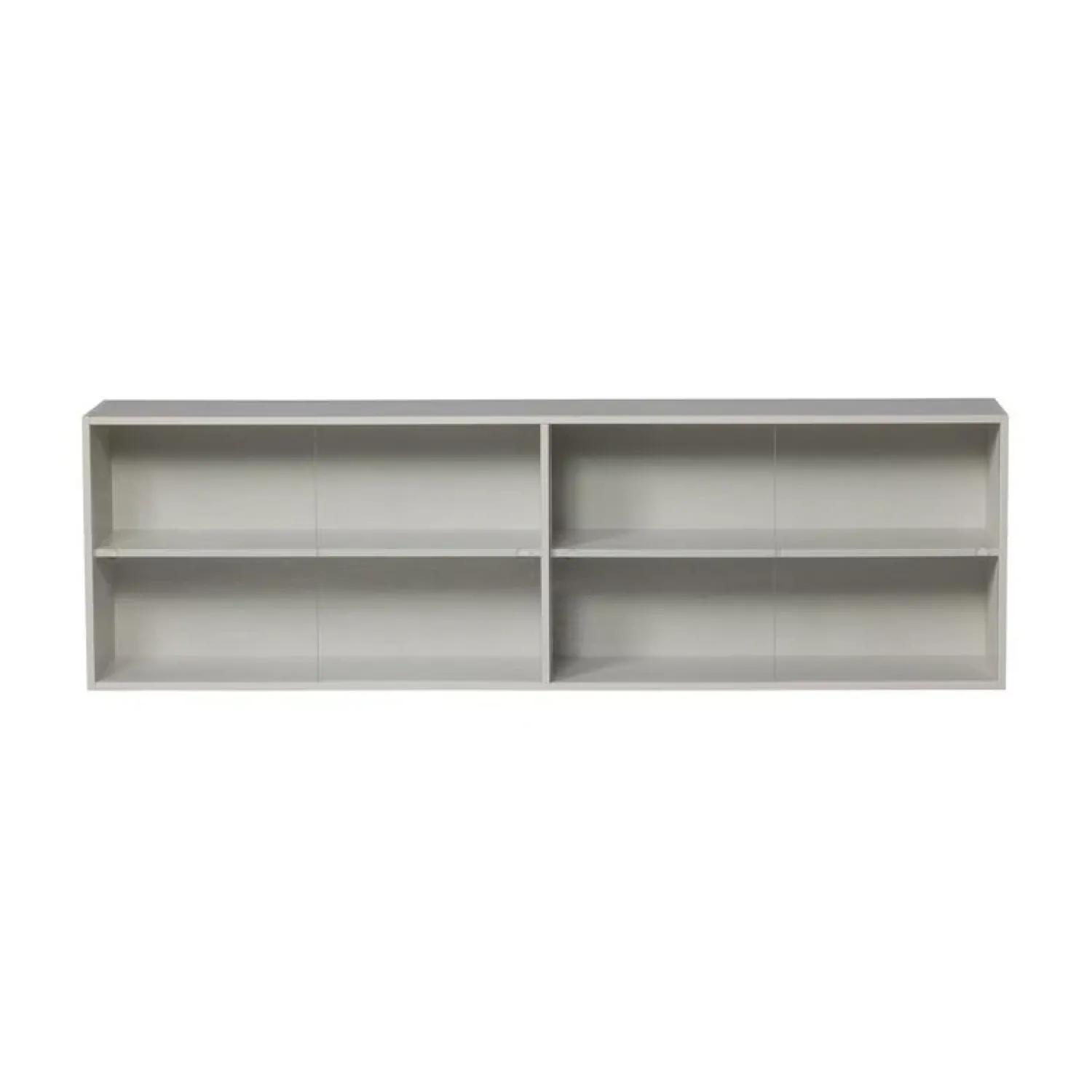 WOOOD Wandkasten|Industriele Kasten|Klink Opzetkast grenen grijs 200cm