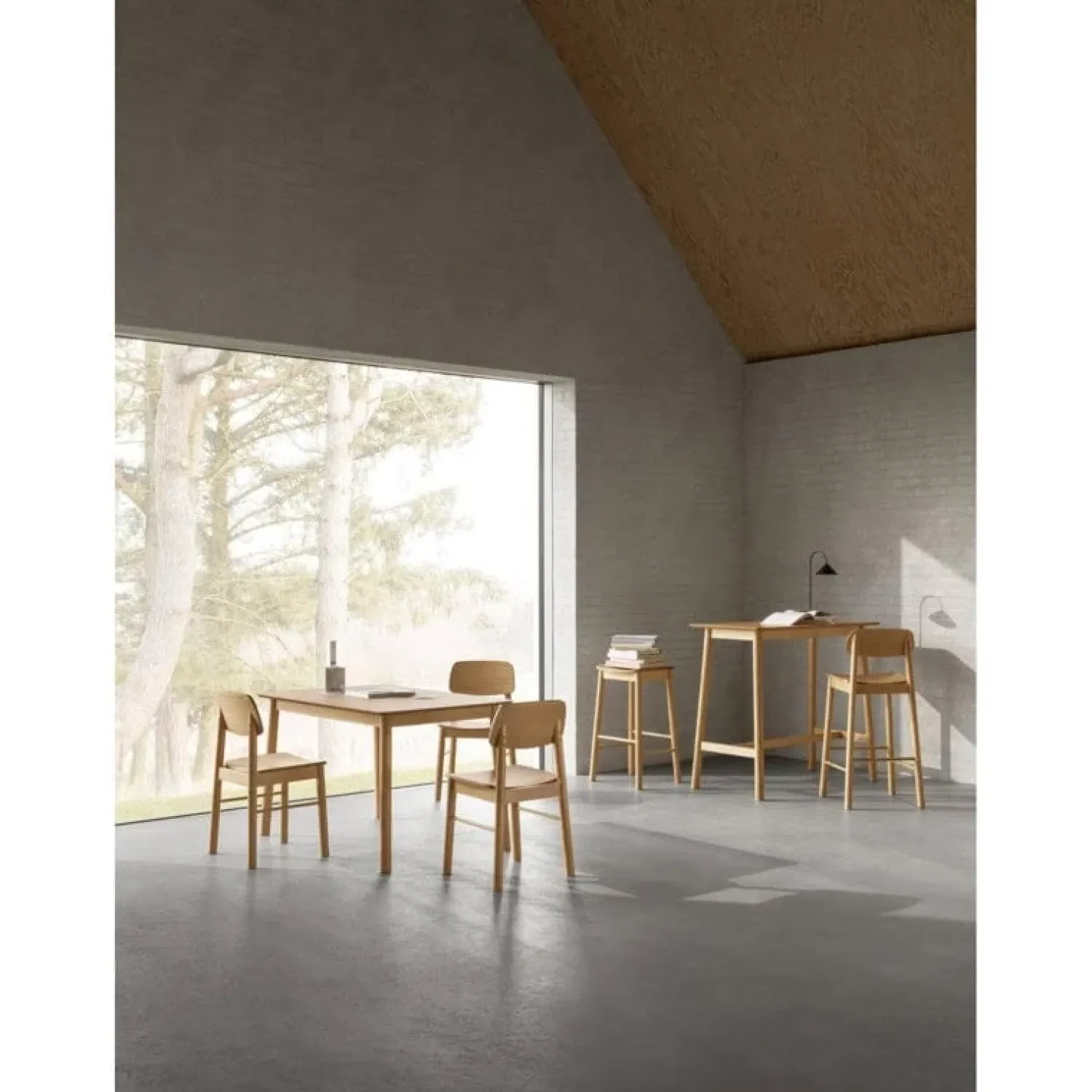 Nordhavn Bartafels|Kora Bartafel Naturel 120cm