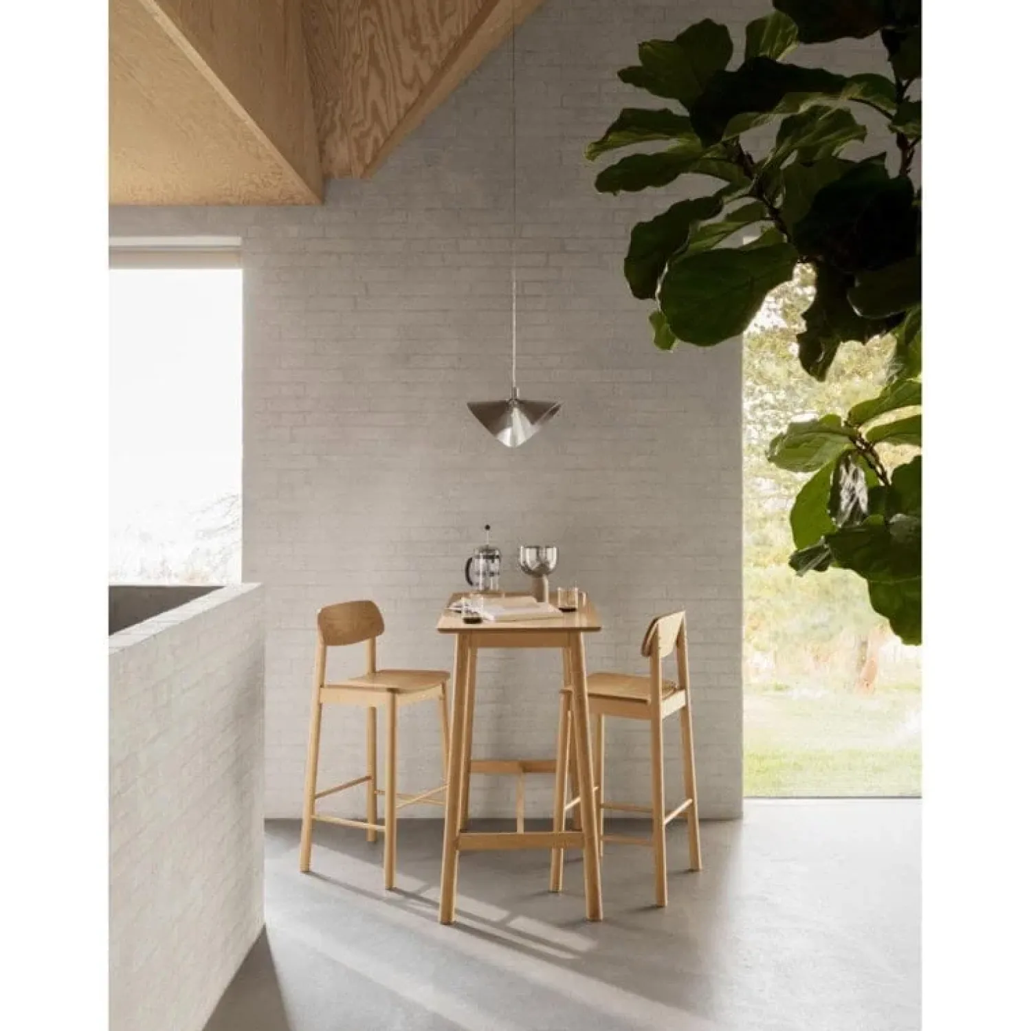 Nordhavn Bartafels|Kora Bartafel Naturel 120cm