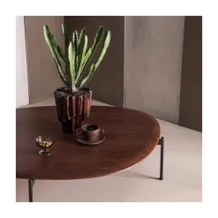 WOOOD Salontafels|Kota Salontafel Organisch Bruin 121cm