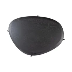 WOOOD Salontafels|Kota Salontafel Organisch Zwart 92cm