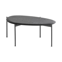 WOOOD Salontafels|Kota Salontafel Organisch Zwart 92cm
