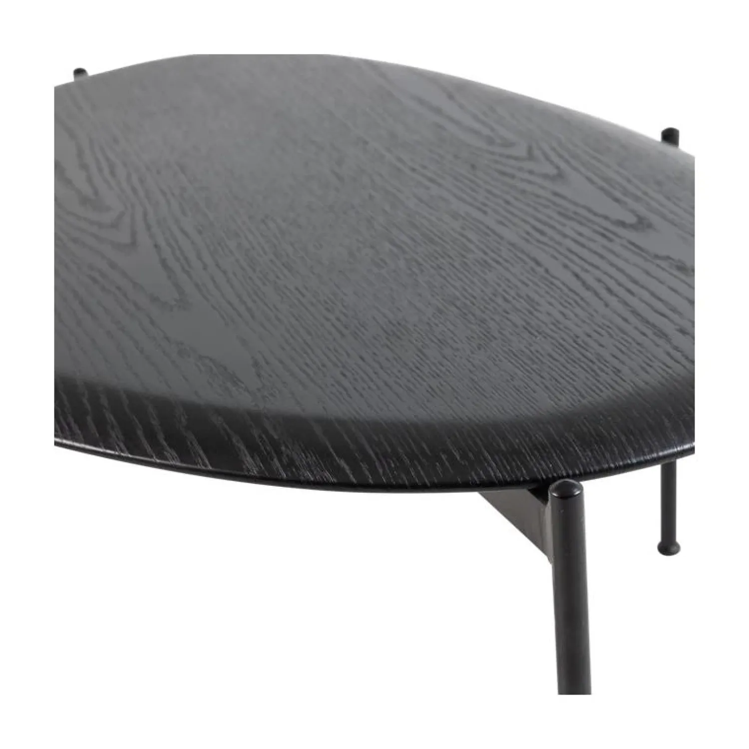 WOOOD Salontafels|Kota Salontafel Organisch Zwart 92cm