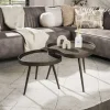 Kalfort Salontafels|Kyra Salontafel set van 2 niervormig Brons