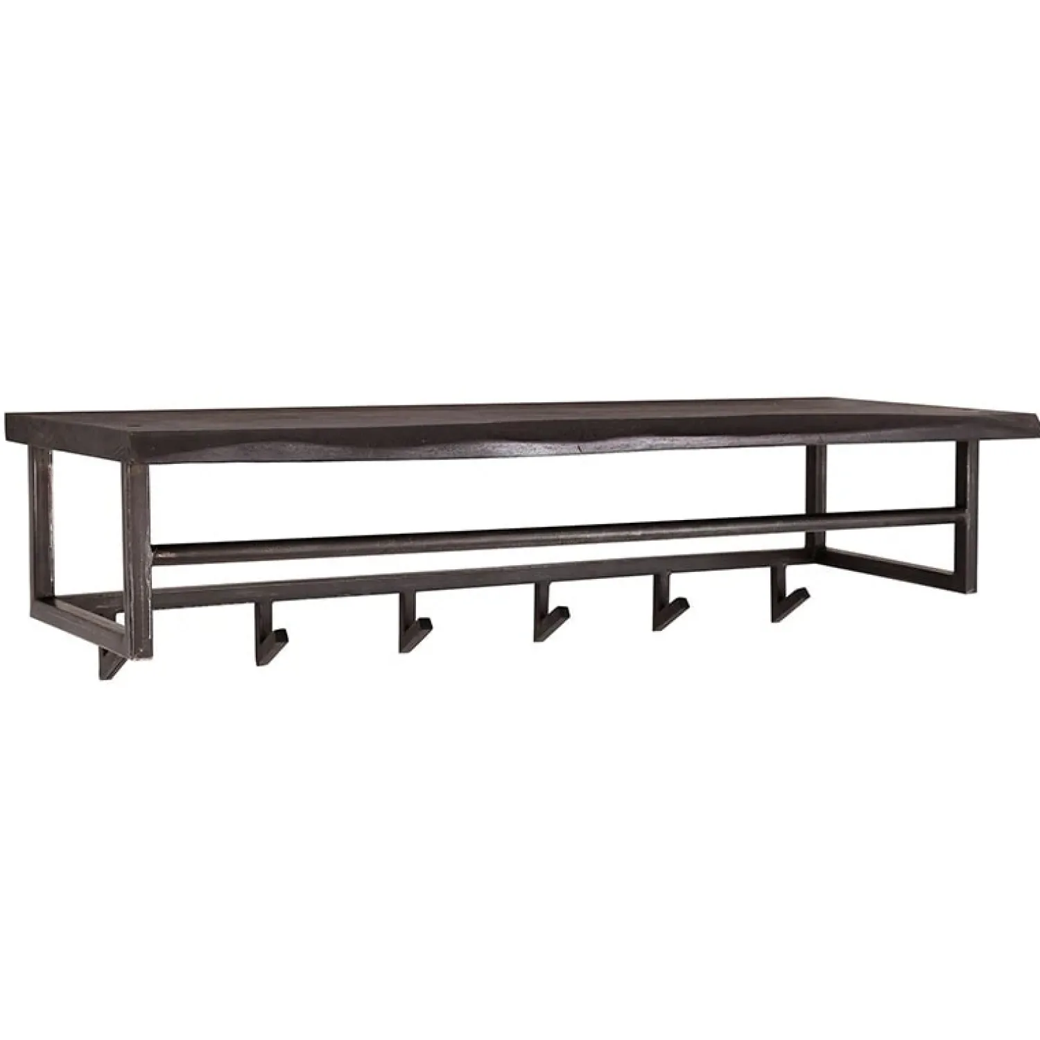 Kalfort Kapstokken|Lanco kapstok industrieel 100cm zwart