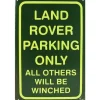 Cavetown Metalen Borden|Land Rover Parking only - metalen bord