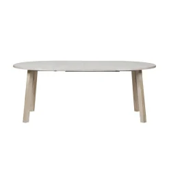 WOOOD Eettafels|Lange Jan Uitschuifbare eettafel rond eiken sydney 120/160/200cm