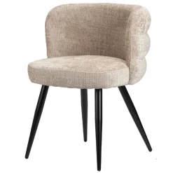 Pole to Pole Eetkamerstoelen|Lara Eetkamerstoel Crème