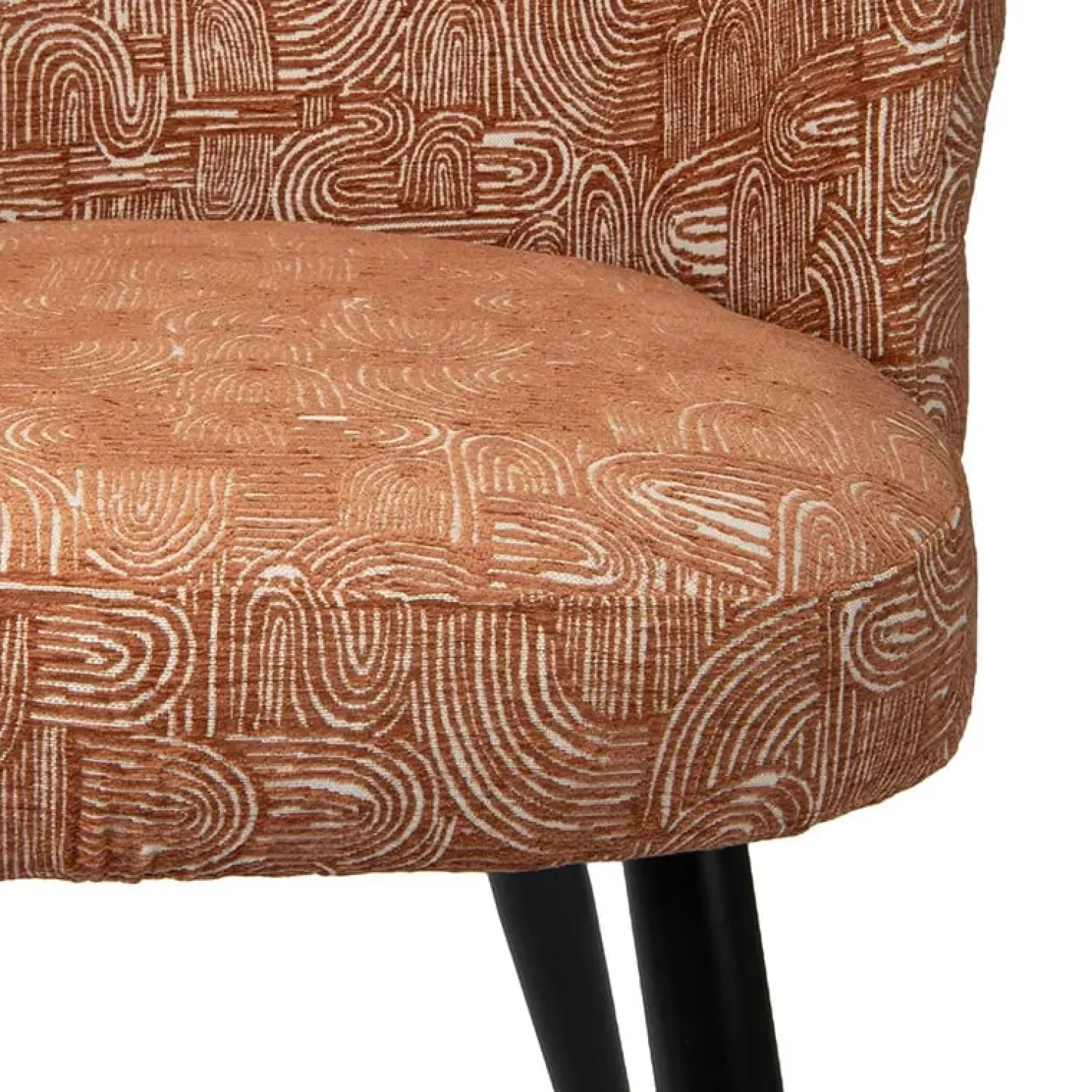 Pole to Pole Eetkamerstoelen|Lara Eetkamerstoel Safiya Terracotta