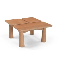 Furndea Salontafels|Laro Salontafel naturel Mangohout 80 cm