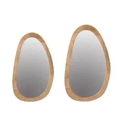 Furndea Spiegels|Larry Spiegel Naturel Mangohout 70 cm