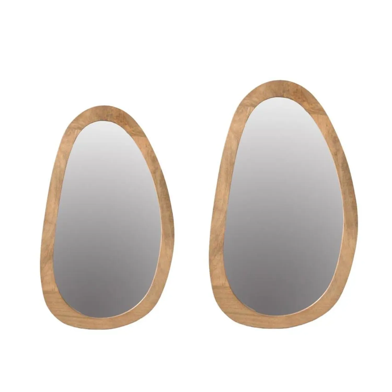 Furndea Spiegels|Larry Spiegel Naturel Mangohout 70 cm