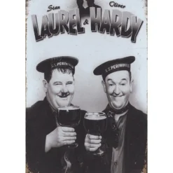 Cavetown Metalen Borden|Laurel and Hardy - metalen bord