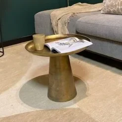 Furndea Salontafels|Bijzettafels|Lavet Salontafel set van 3 Goud