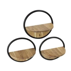 Kalfort Wandplanken|Wandplanken|Lazo Wandplanken set van 3 Acacia Naturel