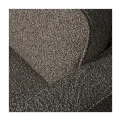 vtwonen Fauteuils|Lazy Draaifauteuil bouclé antraciet