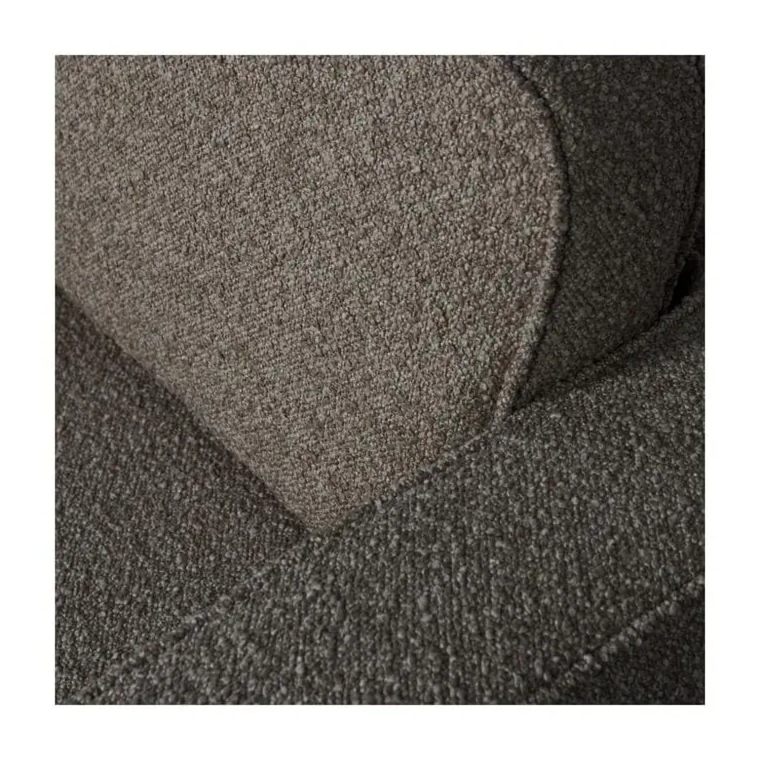 vtwonen Fauteuils|Lazy Draaifauteuil bouclé antraciet
