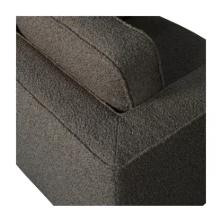 vtwonen Fauteuils|Lazy Draaifauteuil bouclé antraciet