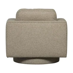 vtwonen Fauteuils|Lazy Draaifauteuil bouclé zand