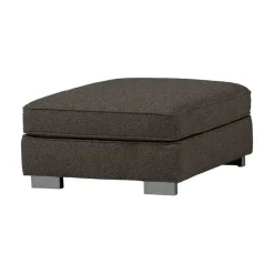 vtwonen Hockers|Lazy Hocker bouclé antraciet