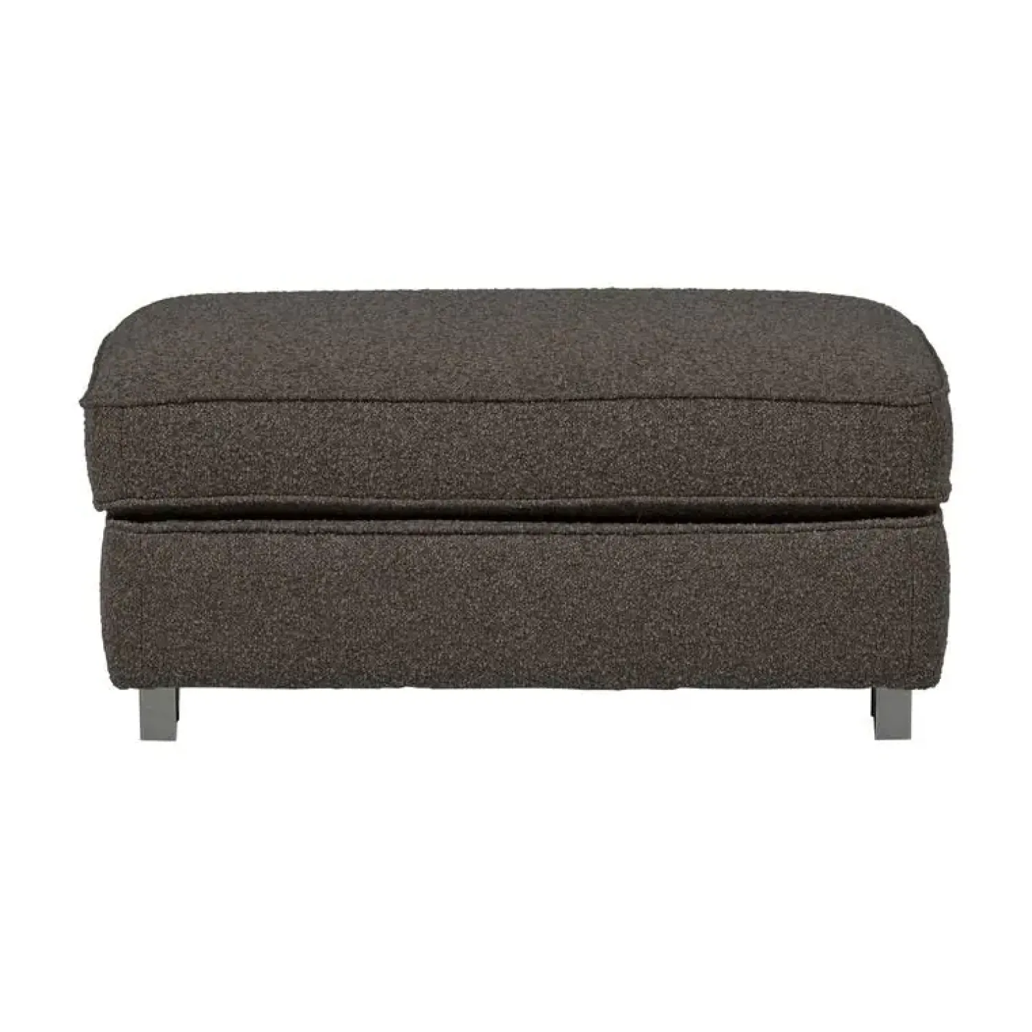 vtwonen Hockers|Lazy Hocker bouclé antraciet