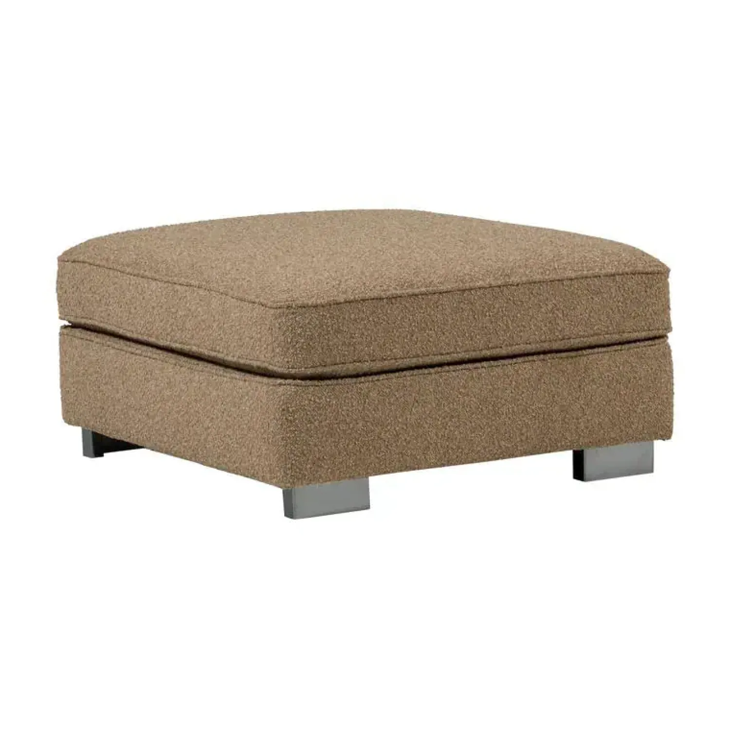 vtwonen Hockers|Lazy Hocker bouclé bruin