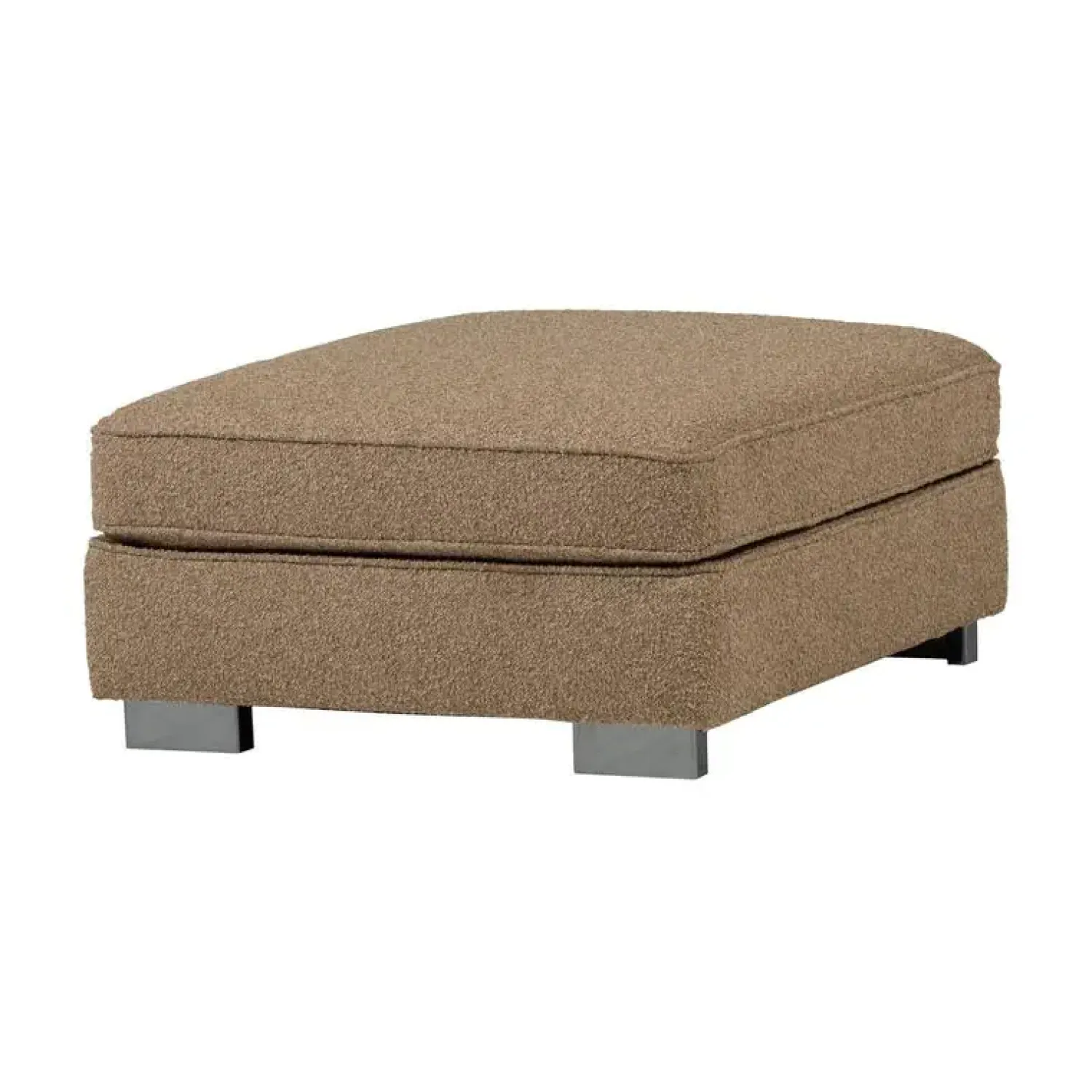 vtwonen Hockers|Lazy Hocker bouclé bruin