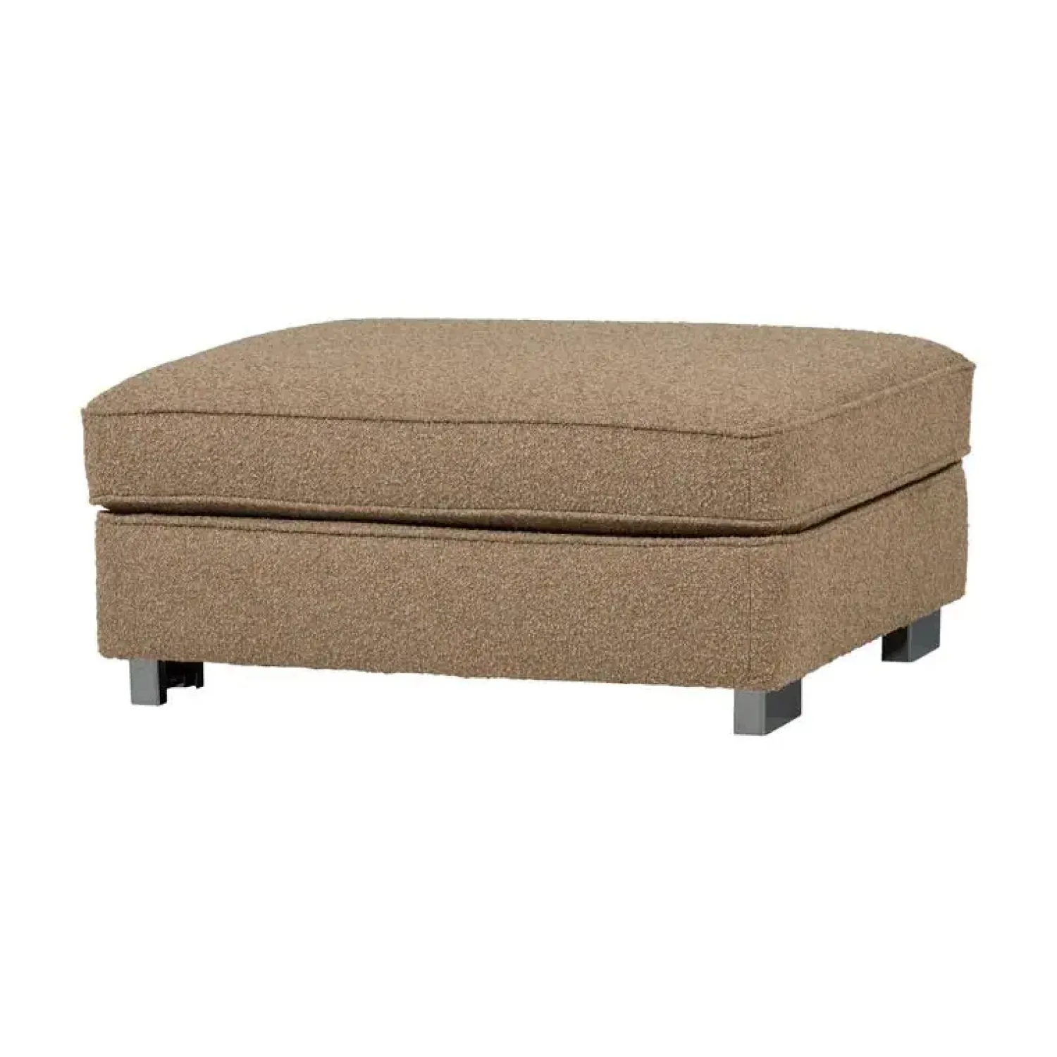 vtwonen Hockers|Lazy Hocker bouclé bruin