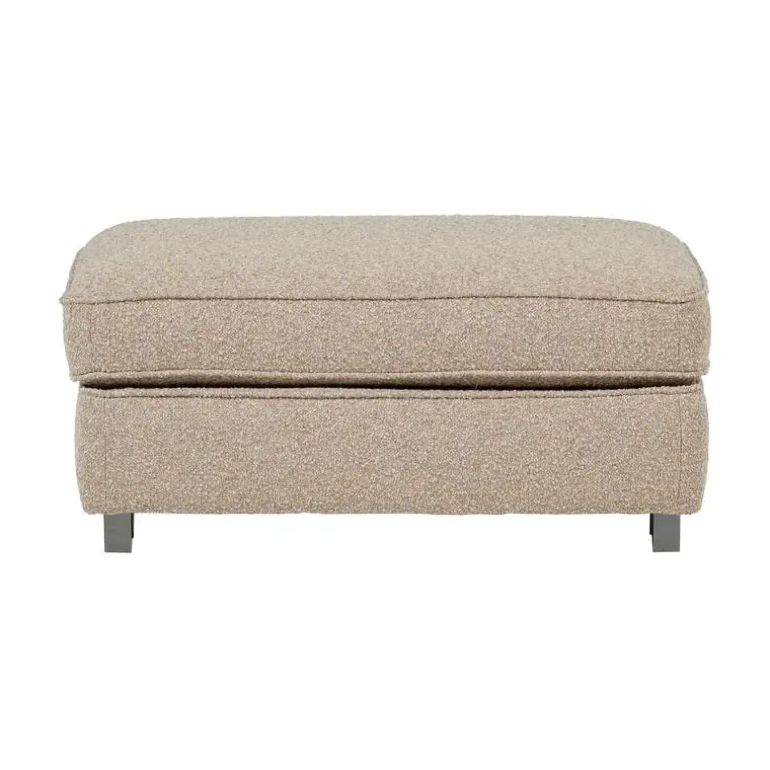 vtwonen Hockers|Lazy Hocker bouclé naturel