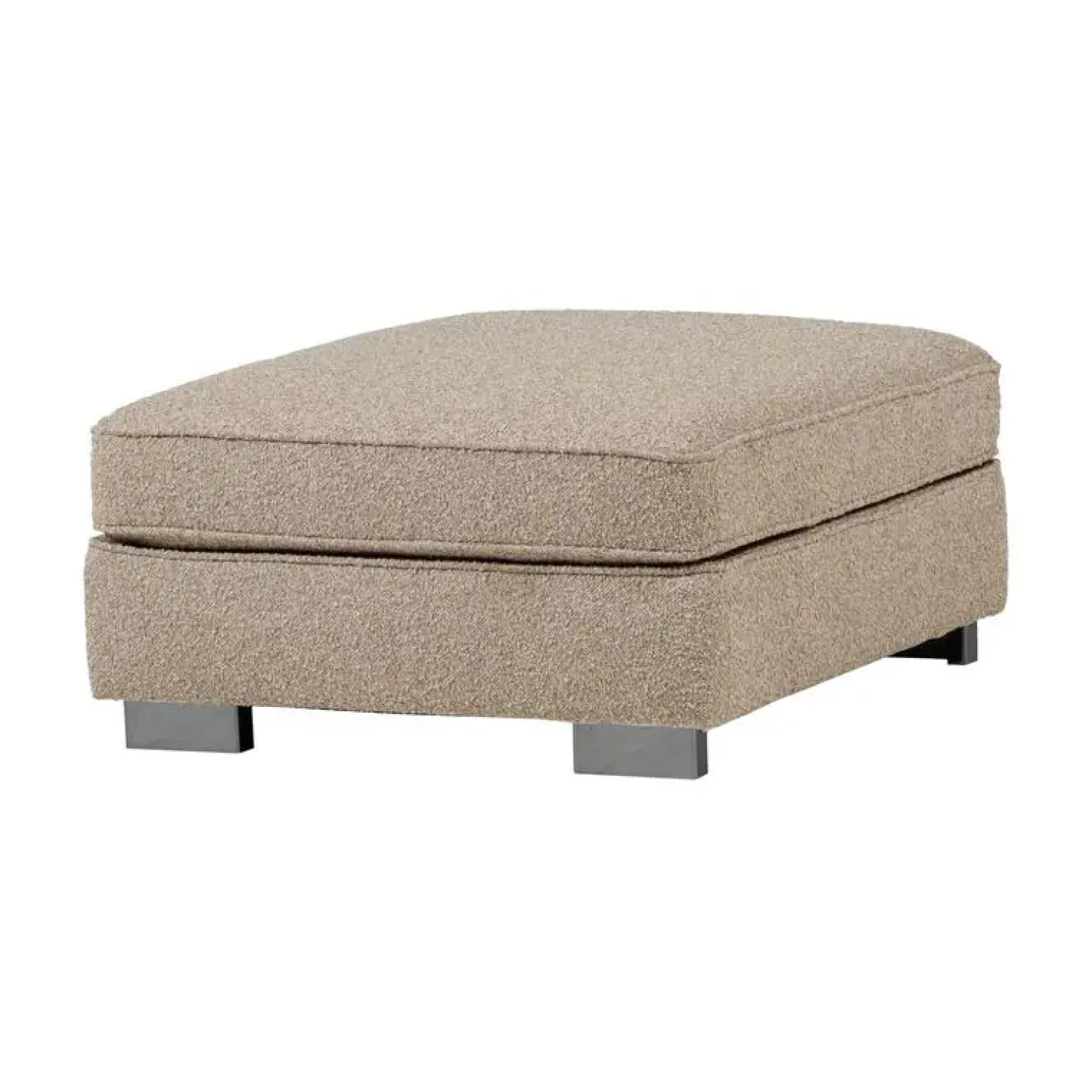 vtwonen Hockers|Lazy Hocker bouclé naturel