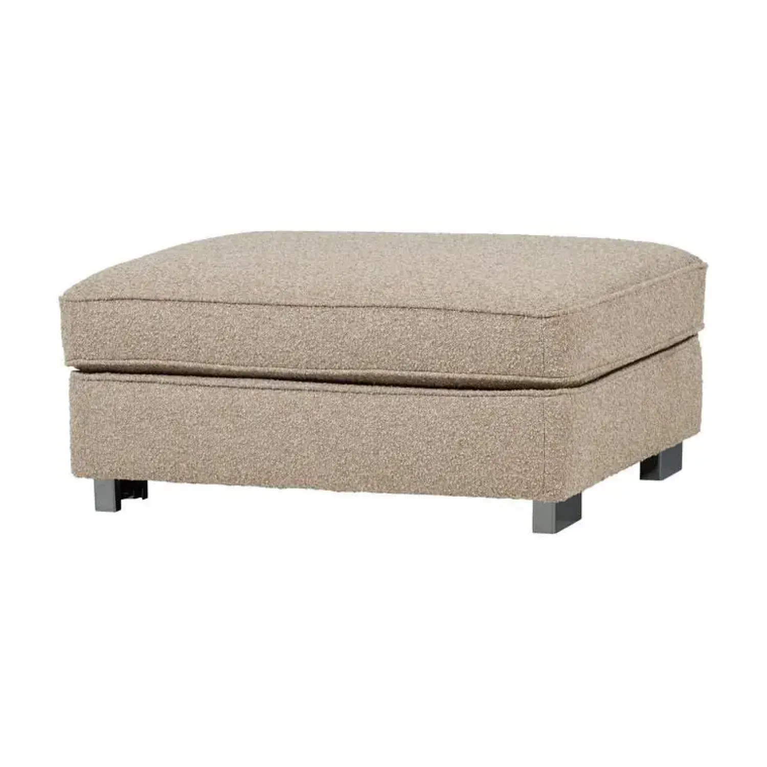 vtwonen Hockers|Lazy Hocker bouclé naturel