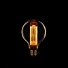 Trading Lighting Led Verlichting En Led Lampen|Led lamp Kooldraad Rond 8cm E27 Amber