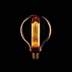 Trading Lighting Led Verlichting En Led Lampen|Led lamp Kooldraad Rond 9,5cm E27 Amber