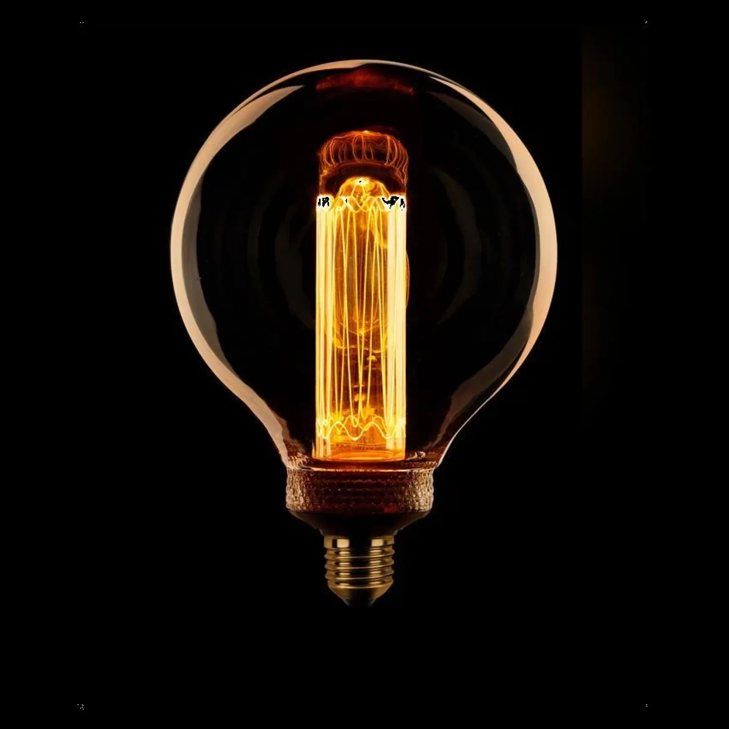 Trading Lighting Led Verlichting En Led Lampen|Led lamp Kooldraad Rond 12,5cm E27 Amber
