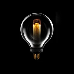 Trading Lighting Led Verlichting En Led Lampen|Led lamp Kooldraad Rond 12,5cm E27 Half Smoke 3 standen
