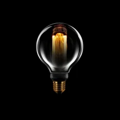 Trading Lighting Led Verlichting En Led Lampen|Led lamp Kooldraad Rond 8cm E27 Half Smoke 3 standen