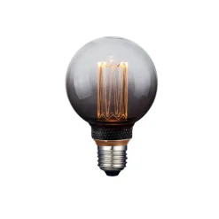 Trading Lighting Led Verlichting En Led Lampen|Led lamp Kooldraad Rond 9,5cm E27 Half Smoke 3 standen